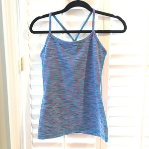 Glyder multi color work out top. Size small.